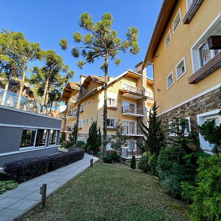 Apto Moderno Com Lareira, Piscina Aquecida E Infra Completo Em Gramado Eksteriør bilde