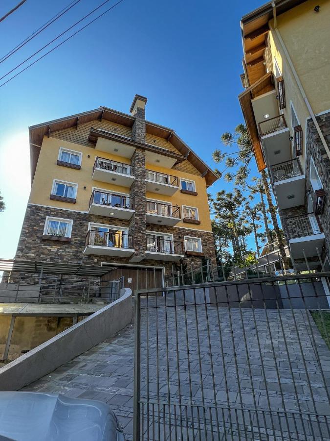 Apto Moderno Com Lareira, Piscina Aquecida E Infra Completo Em Gramado Eksteriør bilde